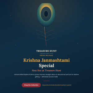 PR treasure hunt janmashtami