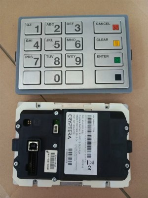 XBR Diebold EPP7 Keyboard Part Number 49249442707B Front And Back View