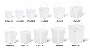 UMETASS Square Plastic Bucket Size Range