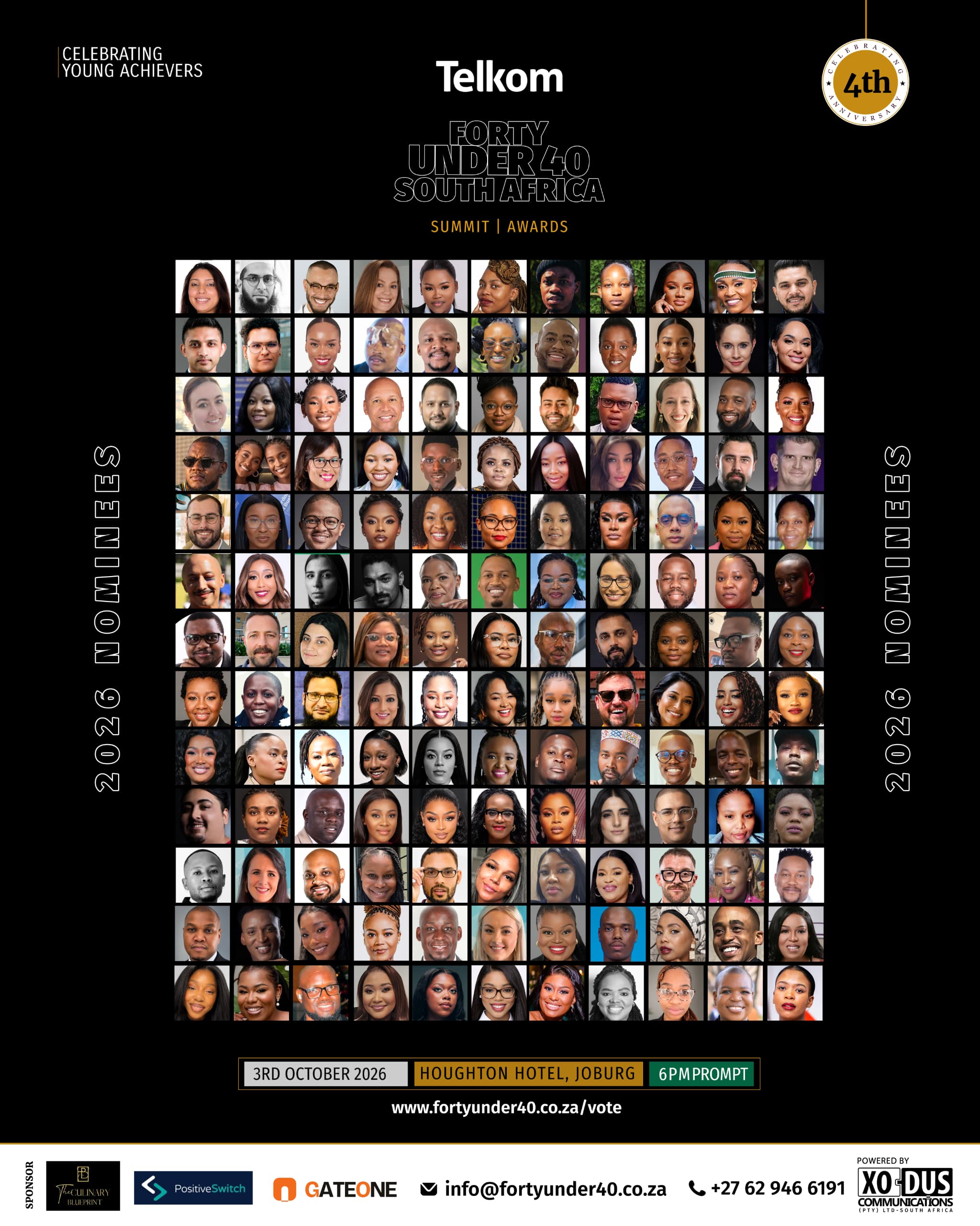 Official announcement of Avishek Busviah as a Forty Under 40 South Africa finalist