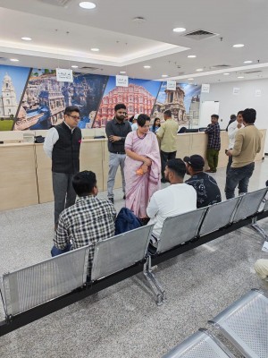 Ambassador of India Reviews Operations at Indian Consular Application Centres (ICACs) in Kuwait