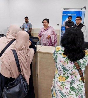 Ambassador of India Reviews Operations at Indian Consular Application Centres (ICACs) in Kuwait