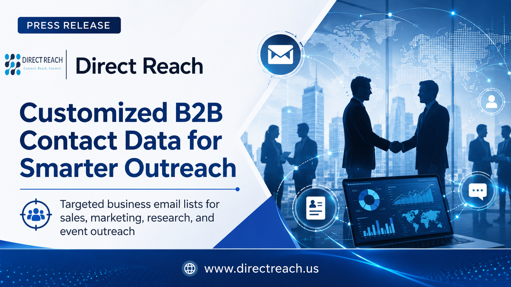 Direct Reach Helps Businesses Reach Decision-Makers with Customized B2B Contact Data