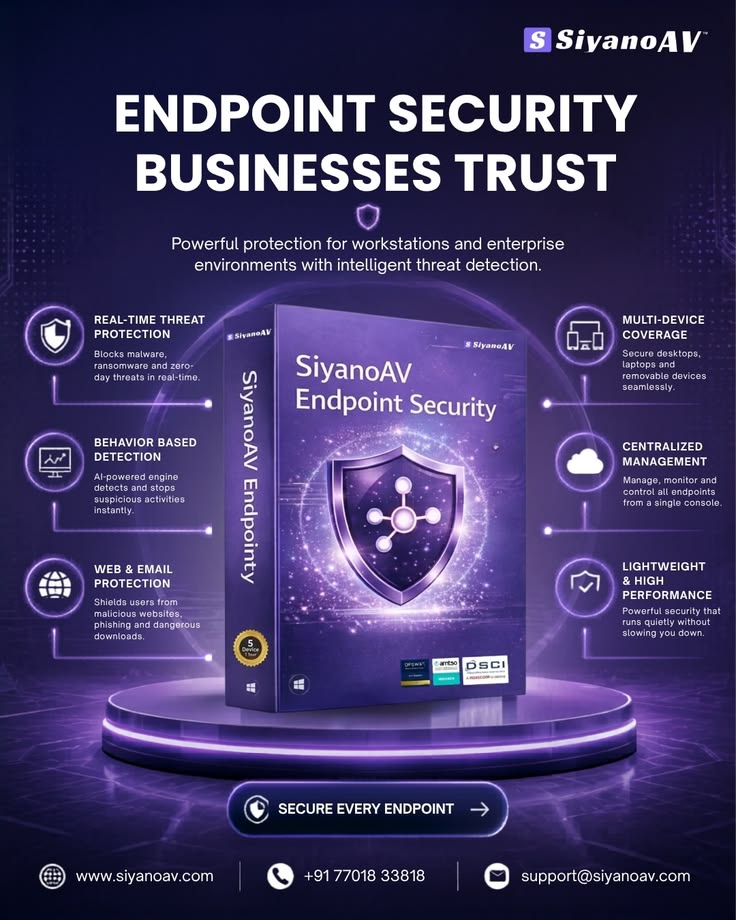 SiyanoAV Launches Siyano EPS to Strengthen Enterprise Endpoint Security with Centralized Control Today for Businesses AI