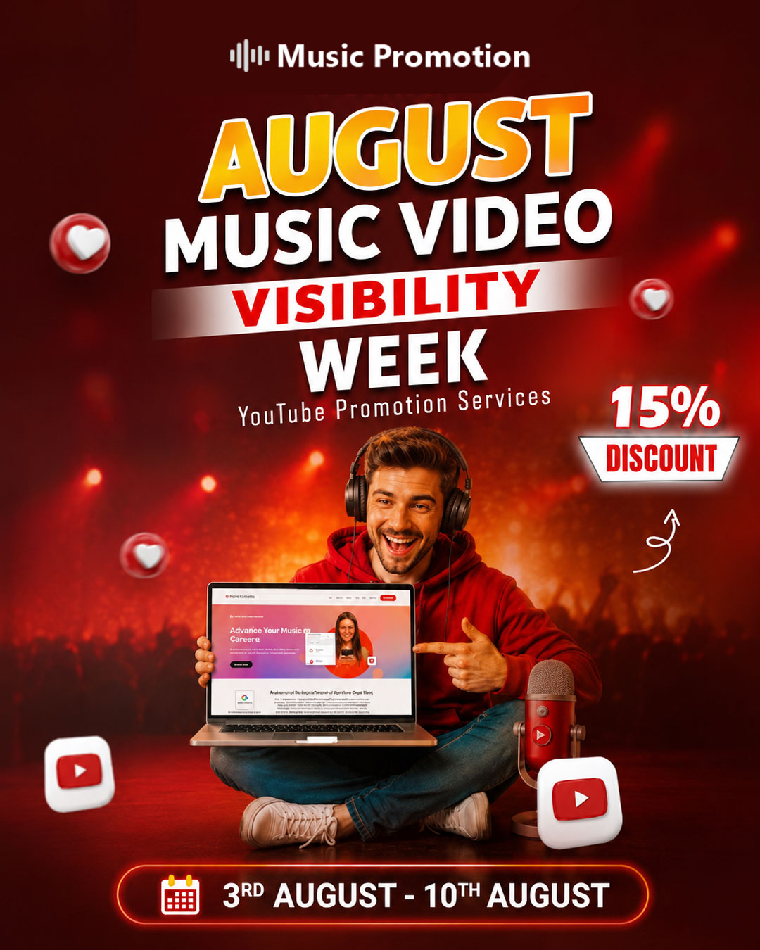 UntitlAugust Music Video Visibility Weeked July 31 UntitlAugust Music Video Visibility Weeked July 31
