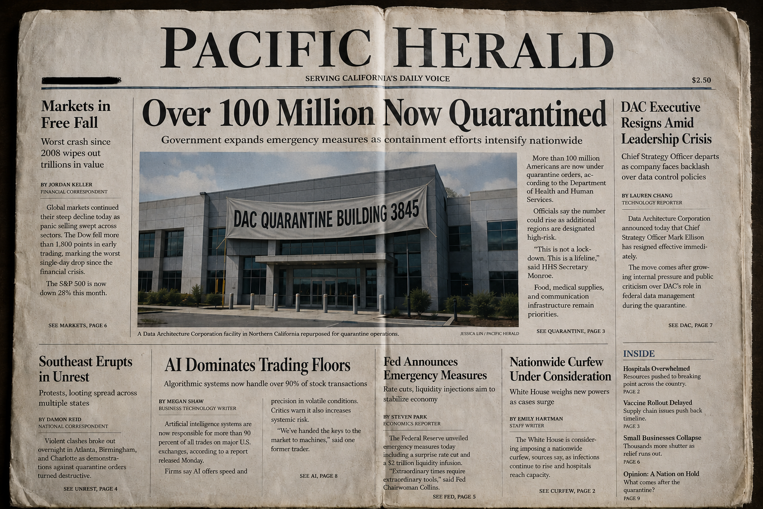 News Over 100 million Now Quarantined News Over 100 million Now Quarantined