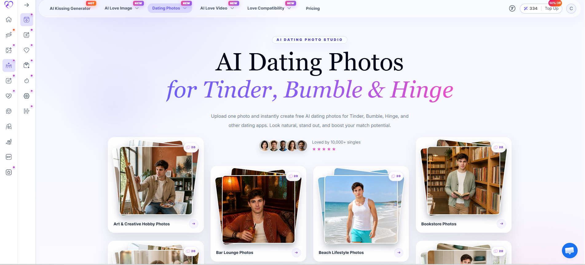AI Dating Photo Generator AI Dating Photo Generator
