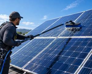 Cleaning Solar Panels in Adelaide
