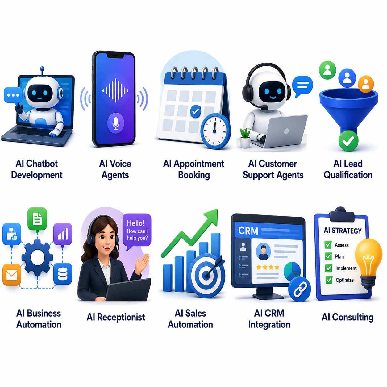 AI Chatbots Voice Agents Lead Qualification Business Automation AI Chatbots Voice Agents Lead Qualification Business Automation