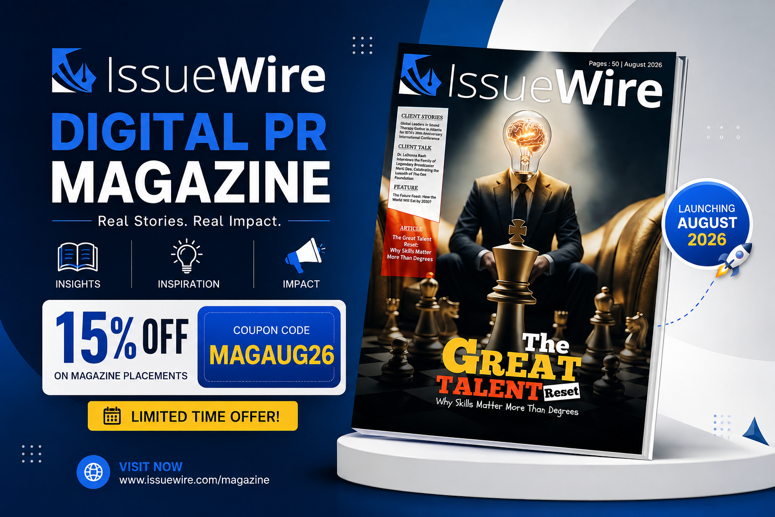 IssueWire August Magazine Launch
