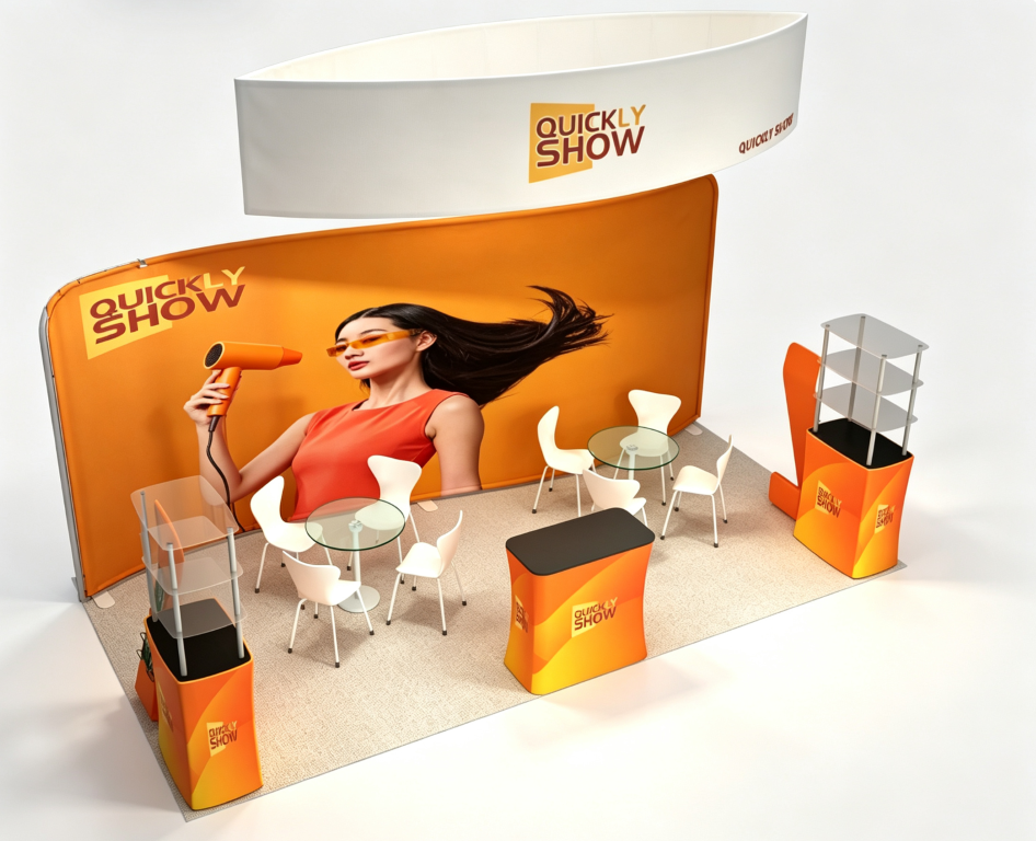 10x20 S Shaped Fabric Display Kit 10x20 S Shaped Fabric Display Kit