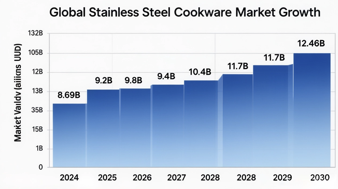 Global Stainless Steel Cookware Market Growth Global Stainless Steel Cookware Market Growth