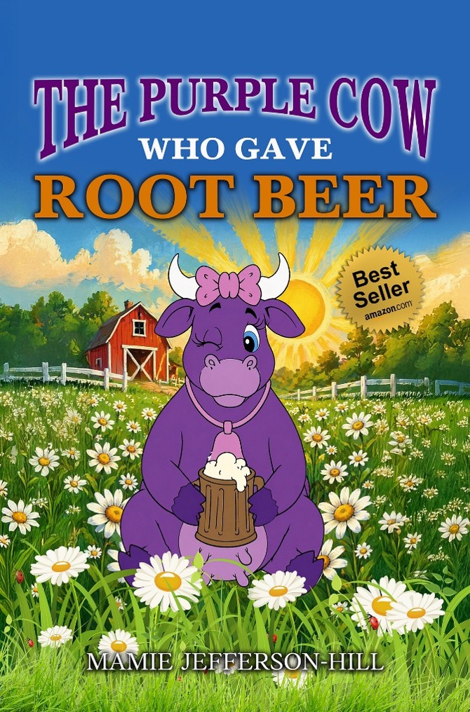 Mamie Jefferson-Hill’s ‘The Purple Cow Who Gave Root Beer’ Became an Amazon Bestseller, Inspiring Kids to Stand Out