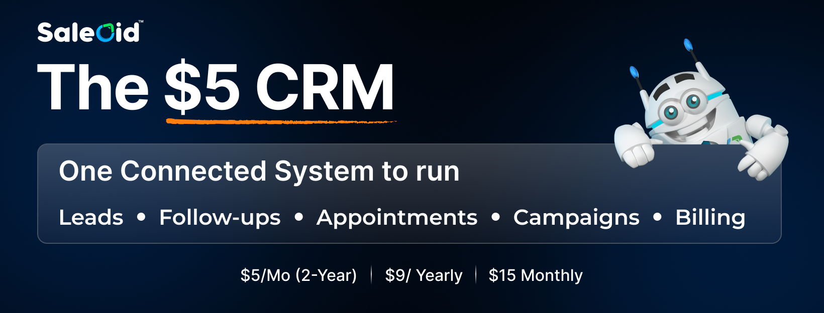 Saleoid 5 AI CRM Software for Small Businesses