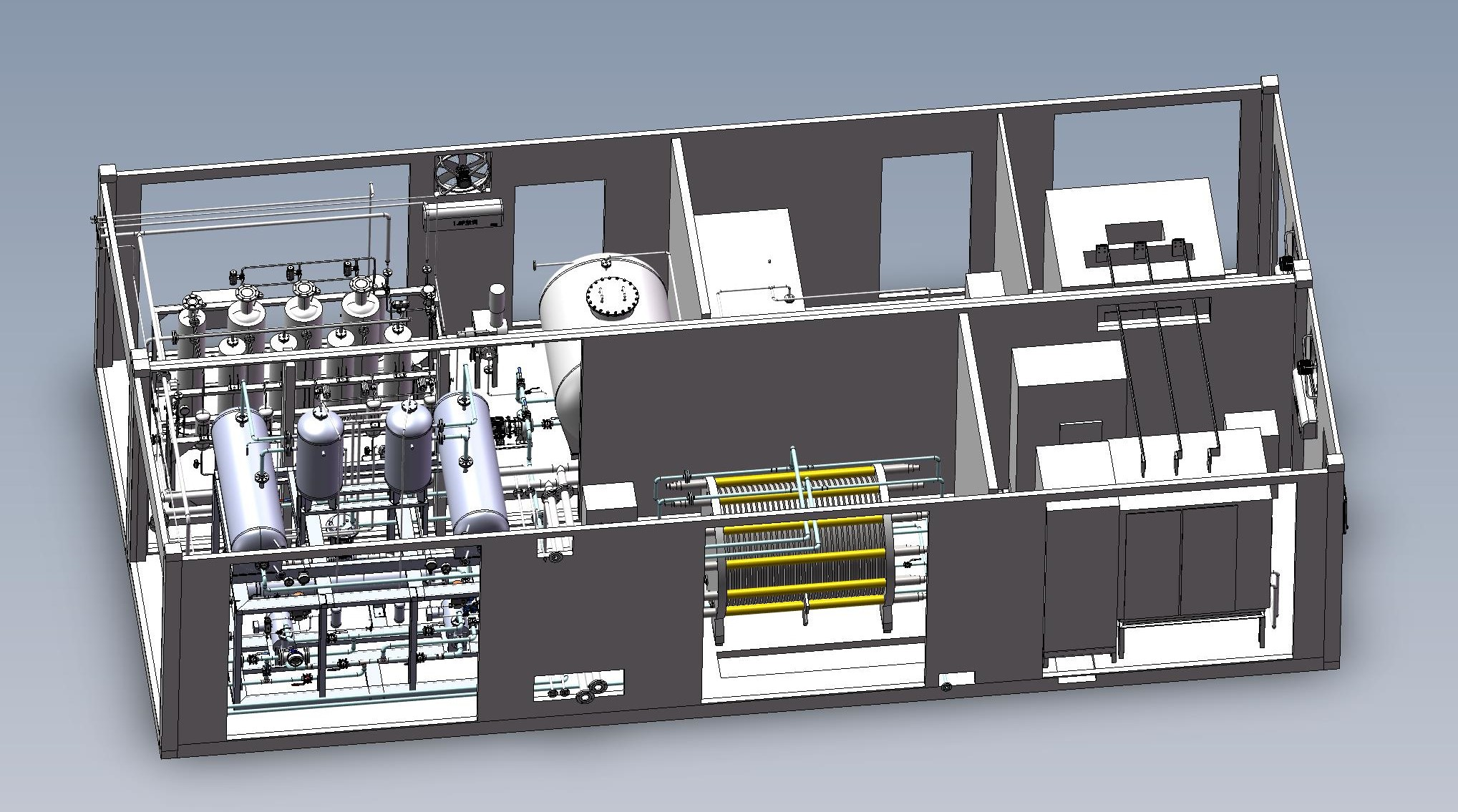 The containerized water electrolysis hydrogen generator The containerized water electrolysis hydrogen generator