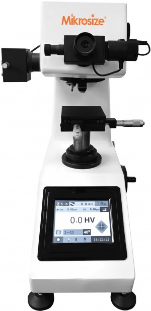 mvicky 1000t touchscreen micro vickers hardness tester side