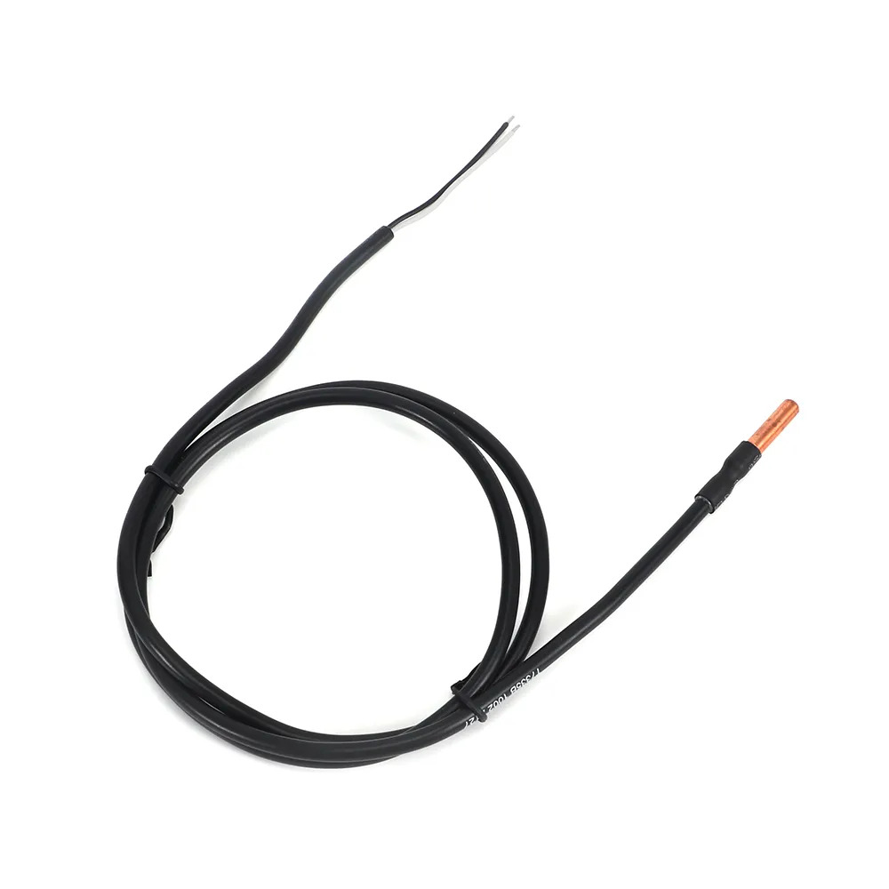 Evergreen Custom NTC Temperature Probe With Black Cable Evergreen Custom NTC Temperature Probe With Black Cable