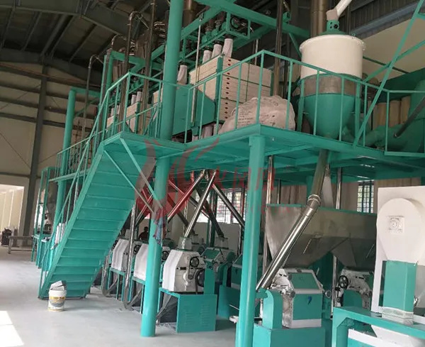 50TPD Maize Milling Plant With Integrated Packing Equipment 50TPD Maize Milling Plant With Integrated Packing Equipment