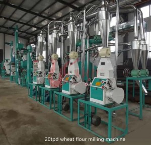 20 Ton Wheat Flour Milling Line With Cleaning And Milling Equipment