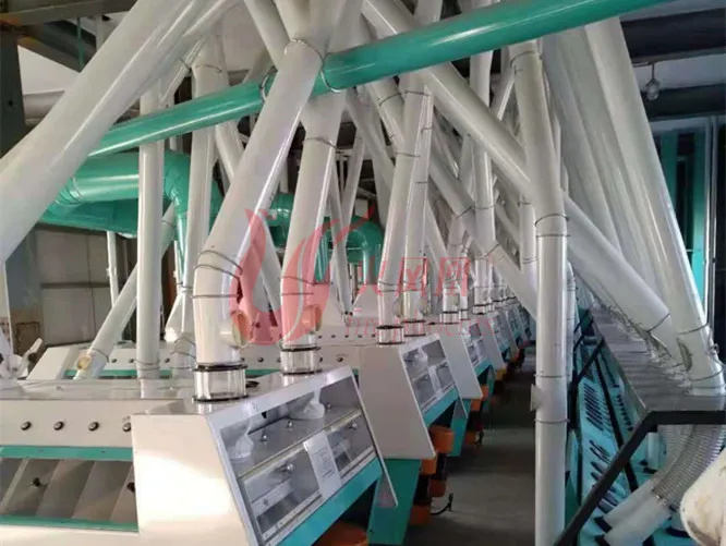300TPD Wheat Milling Line With Integrated Conveying 300TPD Wheat Milling Line With Integrated Conveying