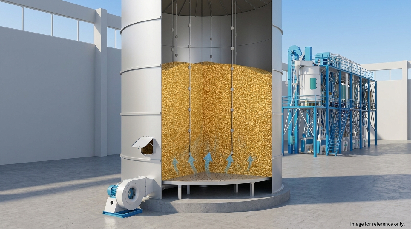 Conceptual Farm Silo Aeration And Grain Condition Monitoring Conceptual Farm Silo Aeration And Grain Condition Monitoring