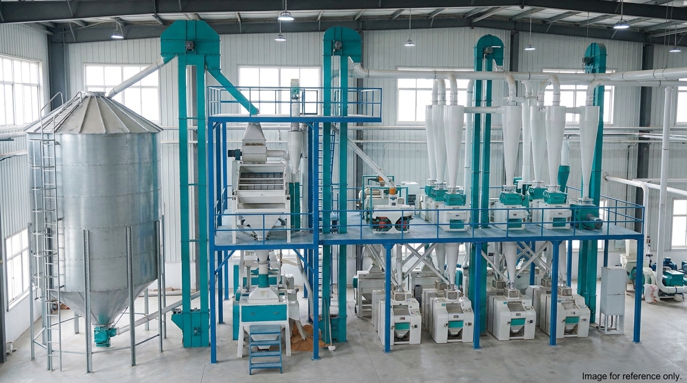 Conceptual Grain Storage Conveying And Milling Integration Conceptual Grain Storage Conveying And Milling Integration