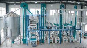 Conceptual Grain Storage Conveying And Milling Integration