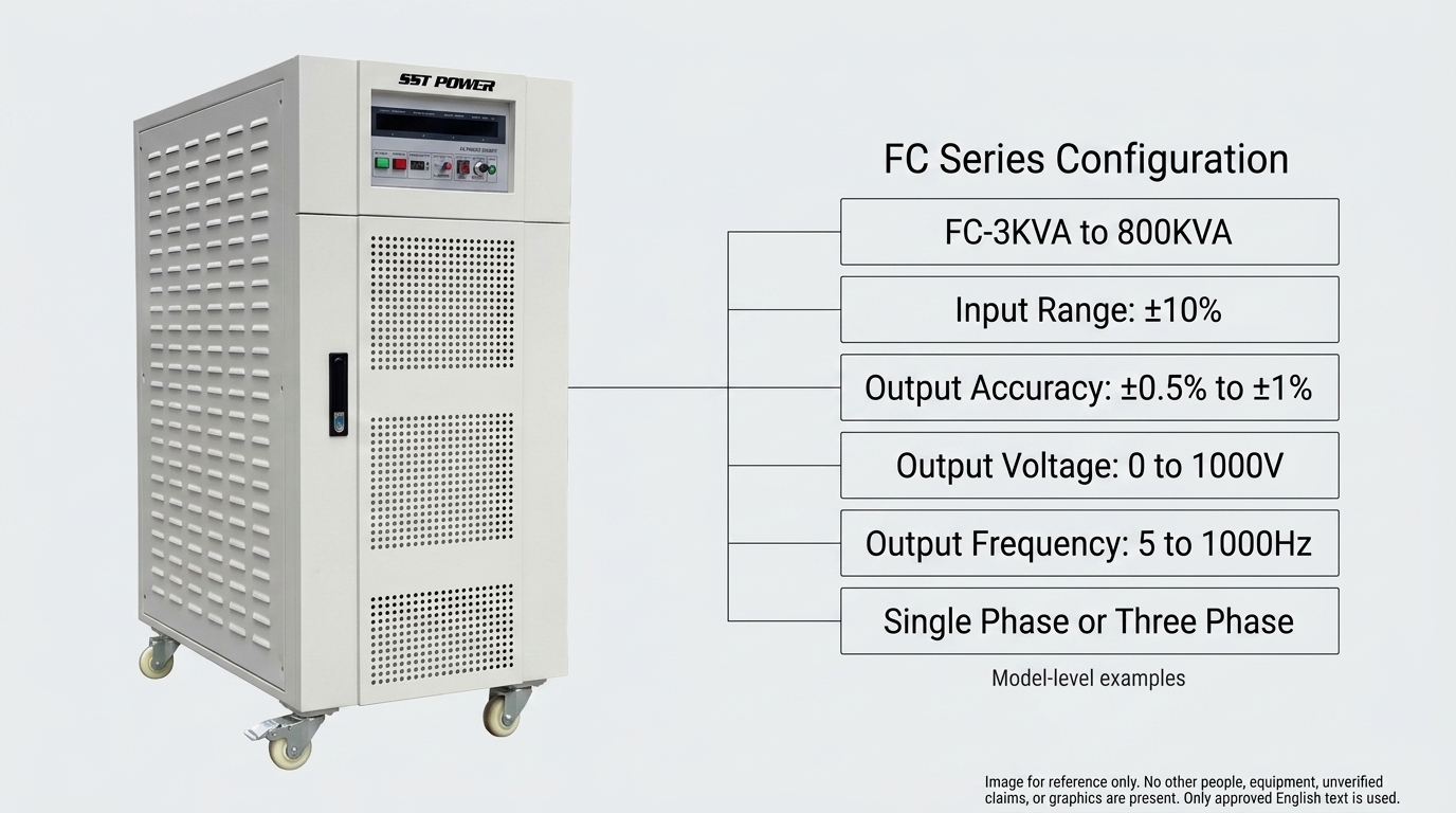 Shenzhen SST Power FC Series Industrial Frequency Converter Configuration