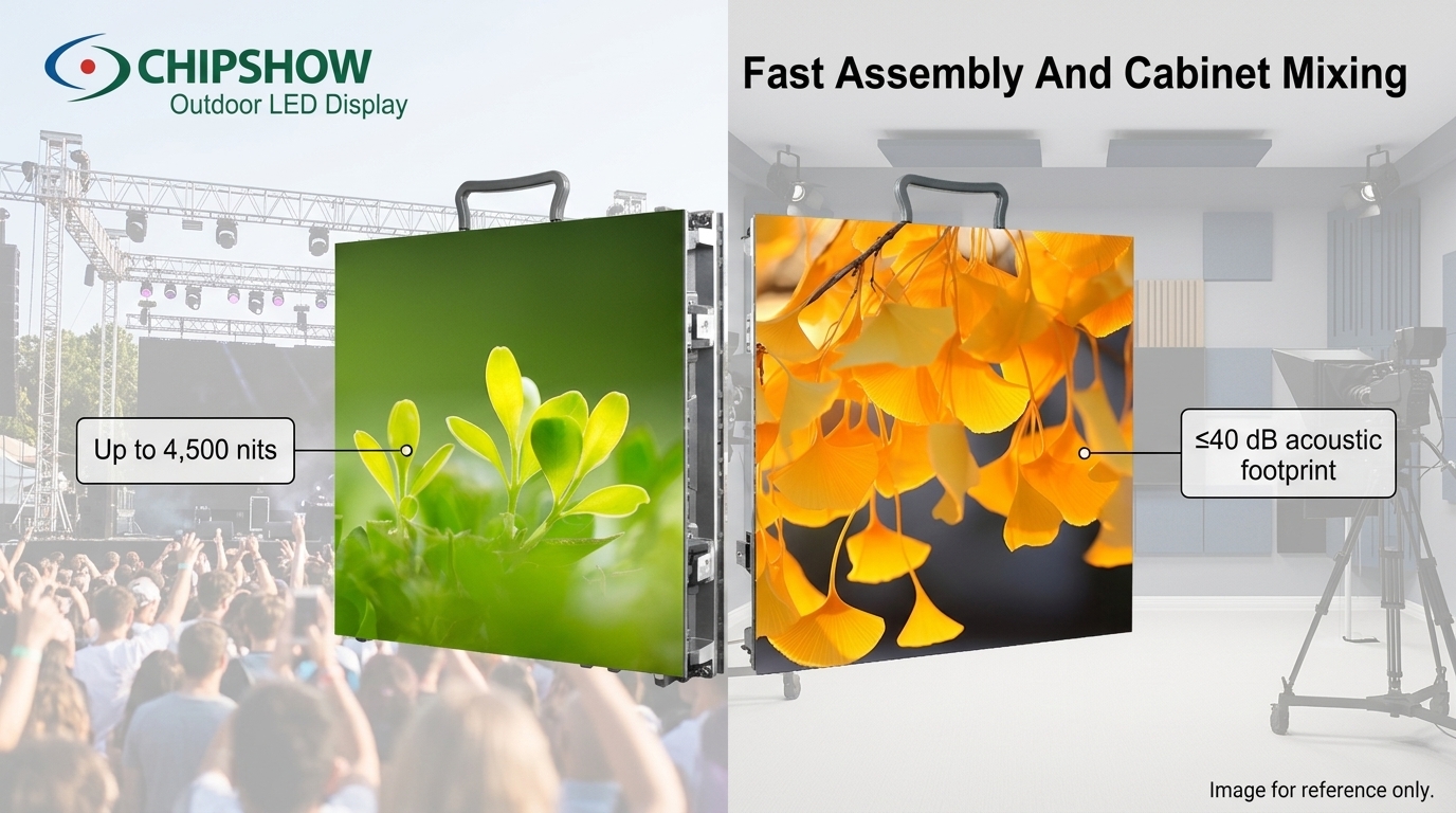 Chipshow Fast Assembly And Cabinet Mixing C Shine Plus