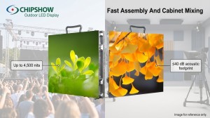 Chipshow Fast Assembly And Cabinet Mixing C Shine Plus