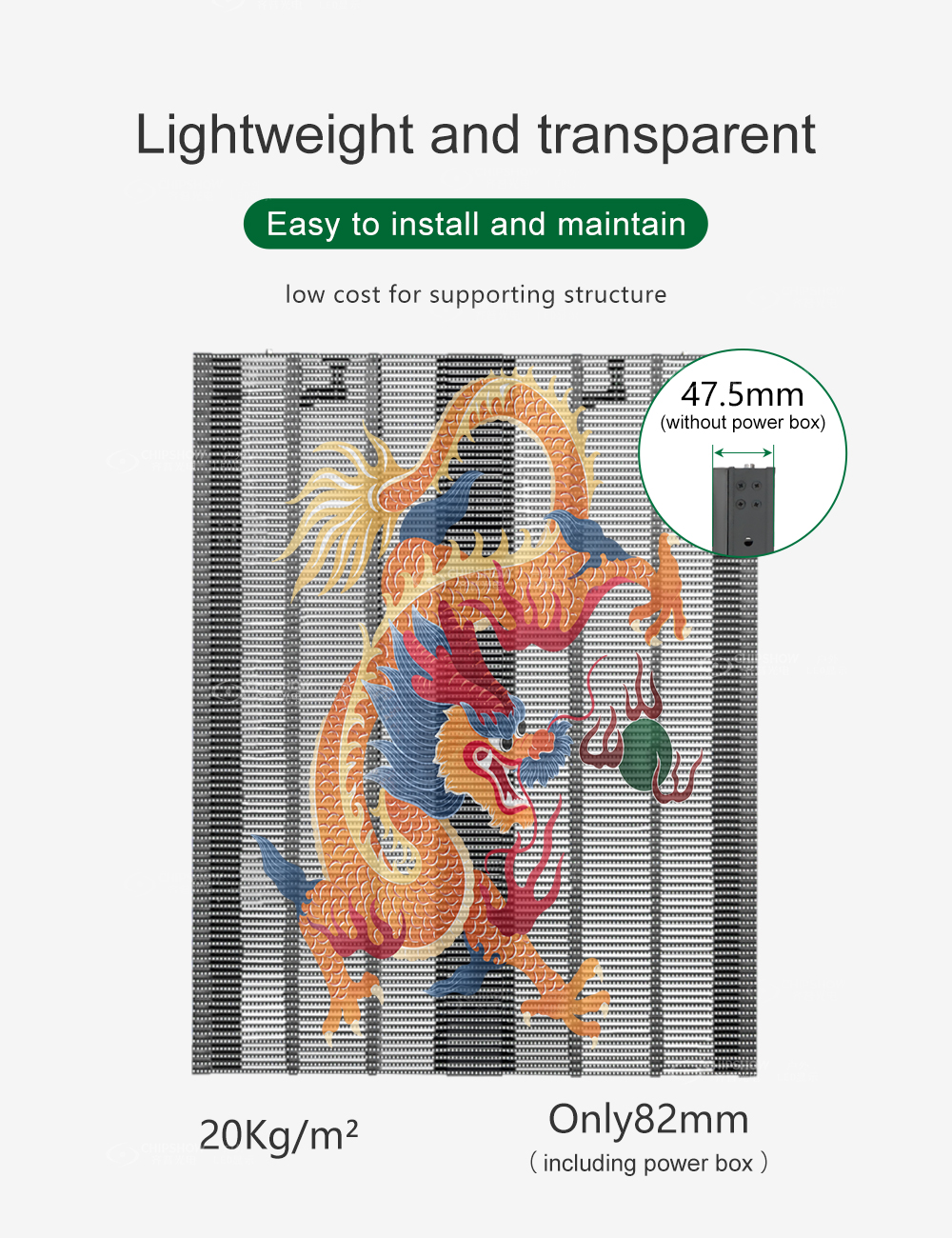 Chipshow C Trans Lightweight And Transparent Display