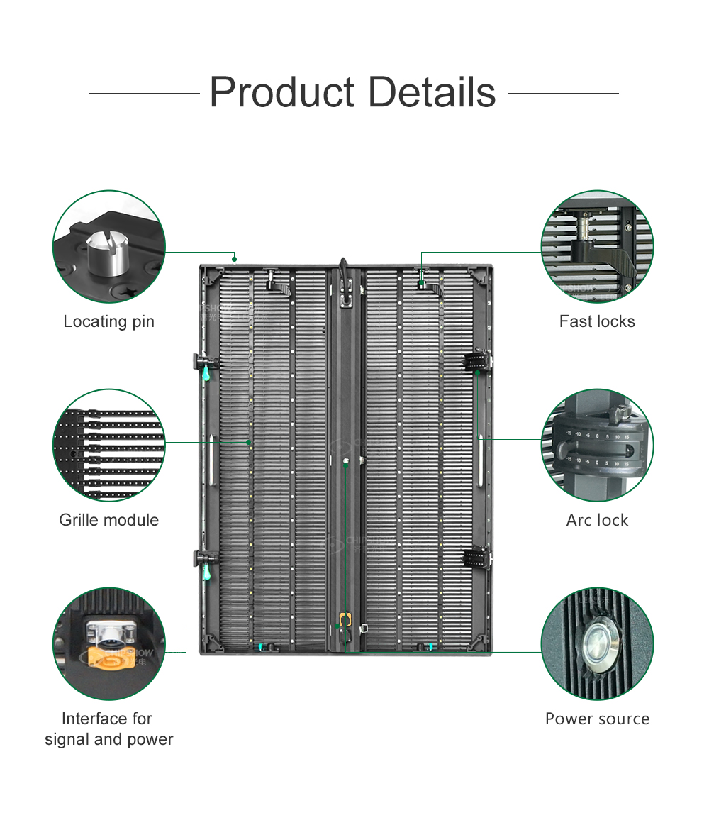 Chipshow C Trans Transparent Mesh Display Details