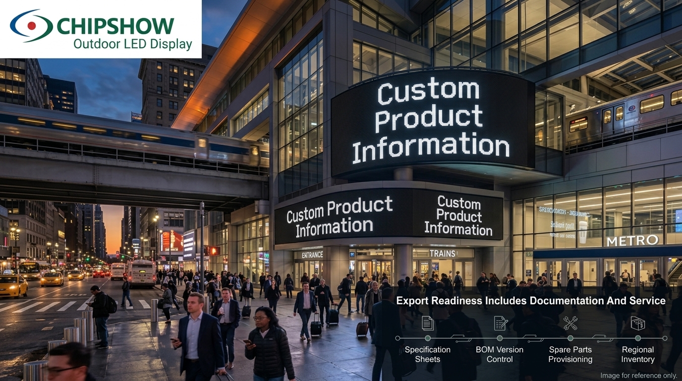 Chipshow Export Readiness Includes Documentation And Service