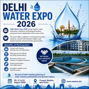 Delhi Water Expo 2026 Set to Bring India’s Water and Wastewater Industry Together