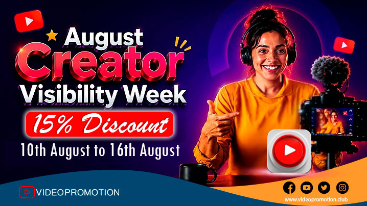 Video Promotion Club Announces August Creator Visibility Week for YouTube Creators Worldwide