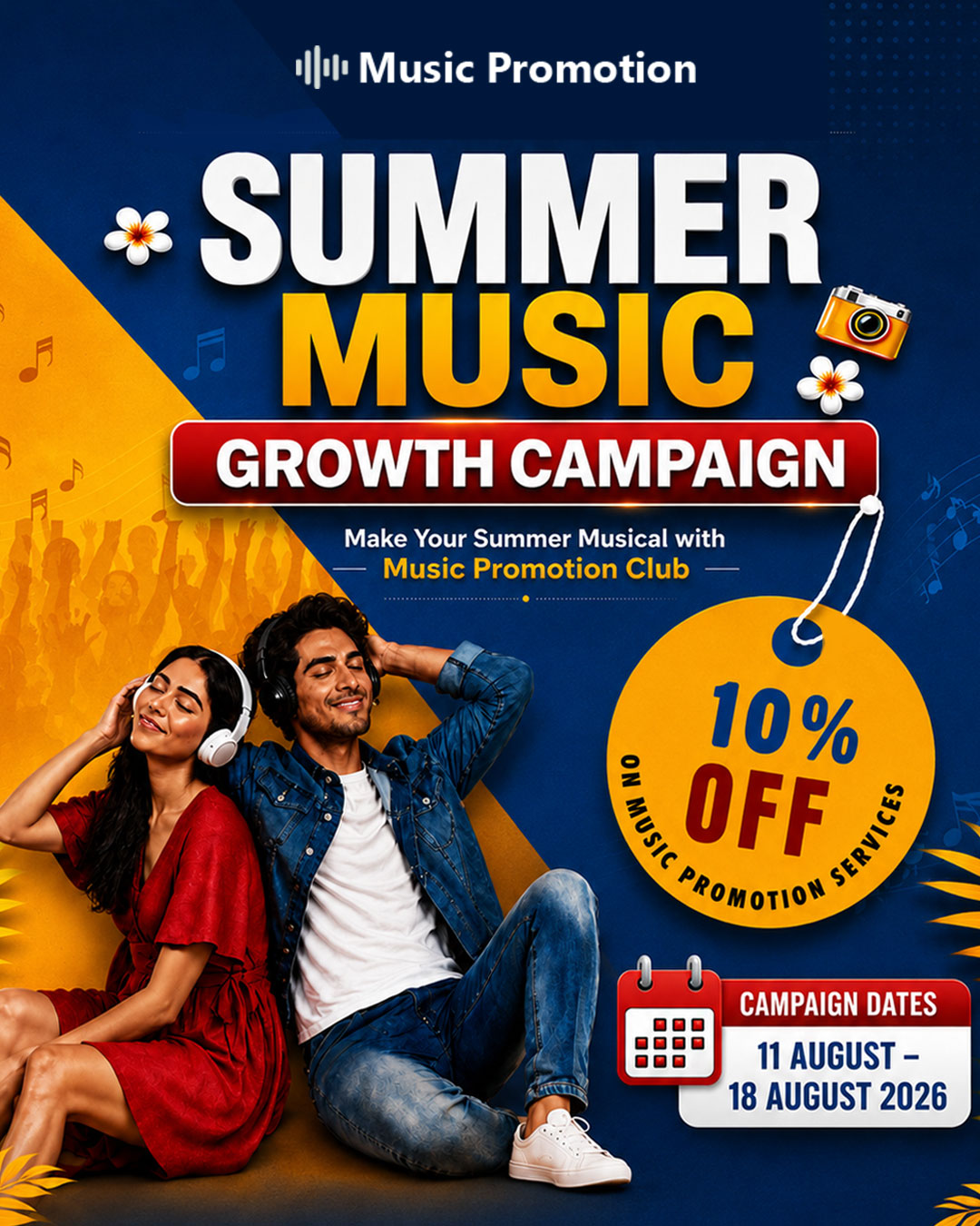Summer Music Growth Campaign Music Promotion Club Summer Music Growth Campaign Music Promotion Club
