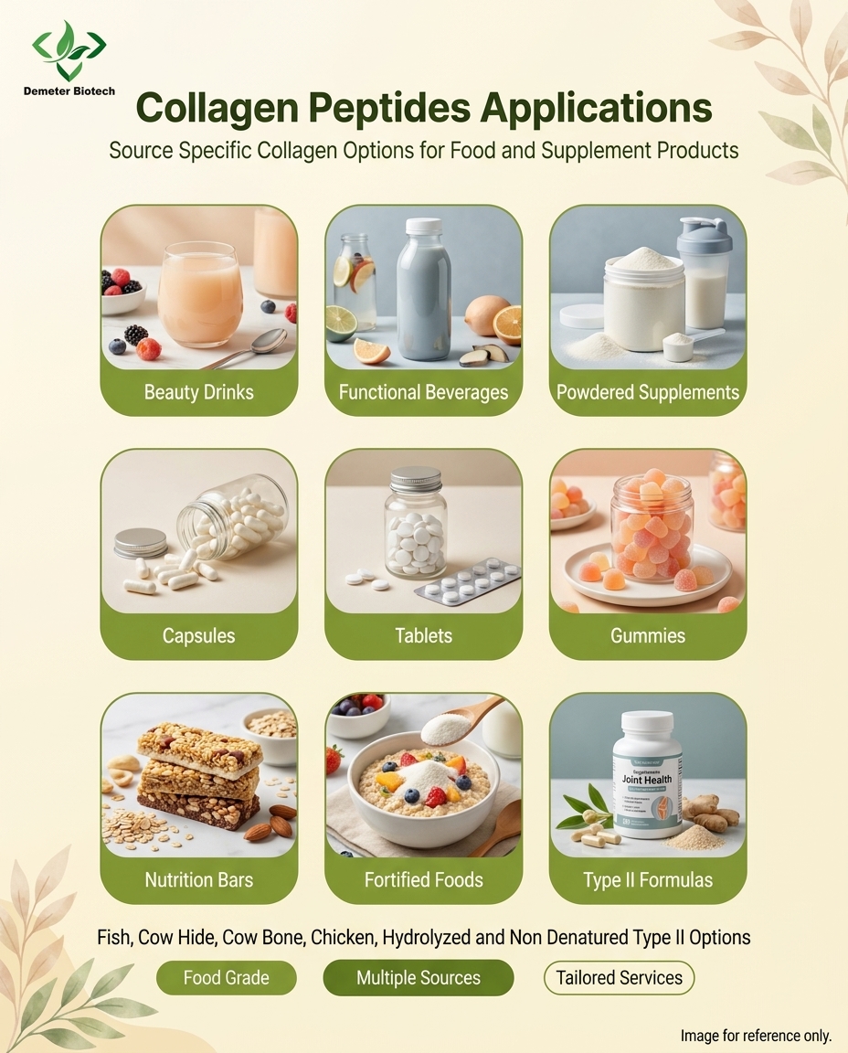 Demeterherb Collagen Peptides Applications Demeterherb Collagen Peptides Applications