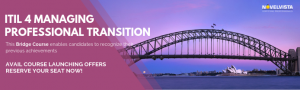 Announcement for latest ITIL4 Managing Professional Course