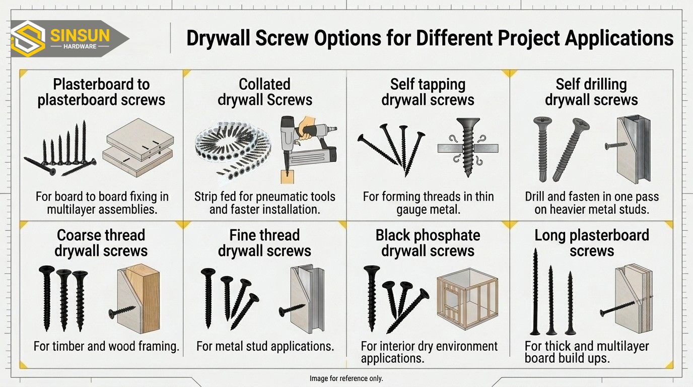Sinsun Hardware Drywall Screw Quality Failure Guide Sinsun Hardware Drywall Screw Quality Failure Guide