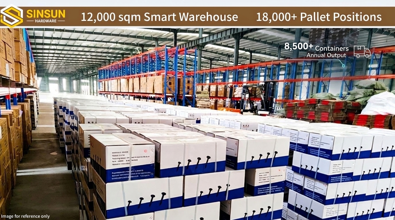 SINSUN FASTENER 12 000 Sqm Smart Warehouse Capacity SINSUN FASTENER 12 000 Sqm Smart Warehouse Capacity