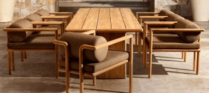 teak outdoor dining table