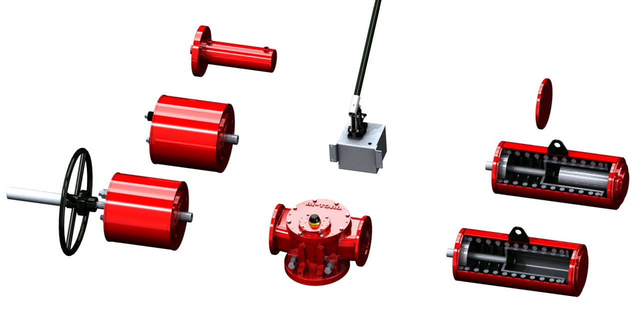 STARD GEARS YP Series Modular Scotch Yoke Actuator STARD GEARS YP Series Modular Scotch Yoke Actuator