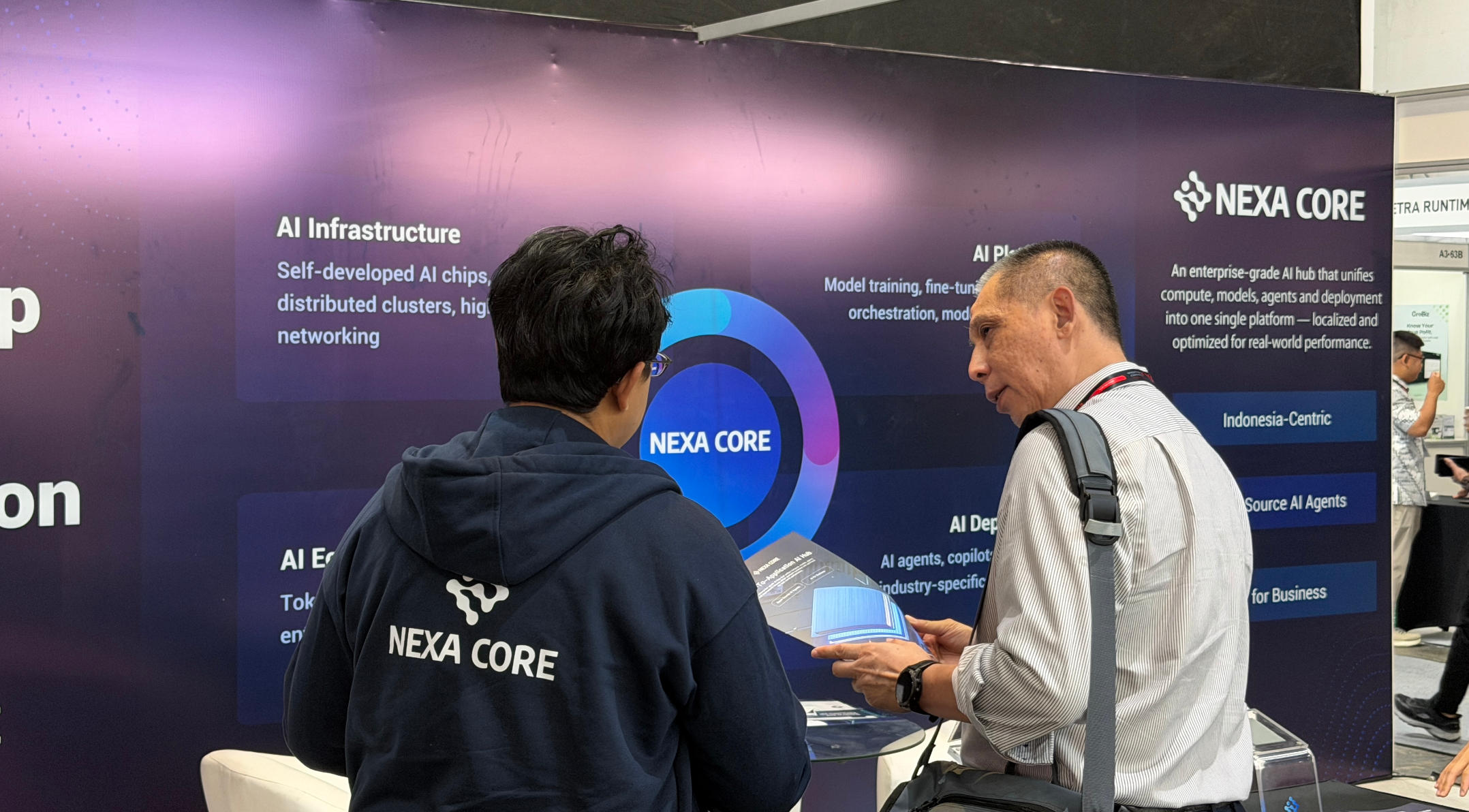 NEXA CORE booth at INTI 2026