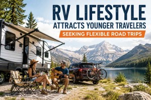 RV Lifestyle Attracts Younger Travelers Seeking Flexible Road Trips