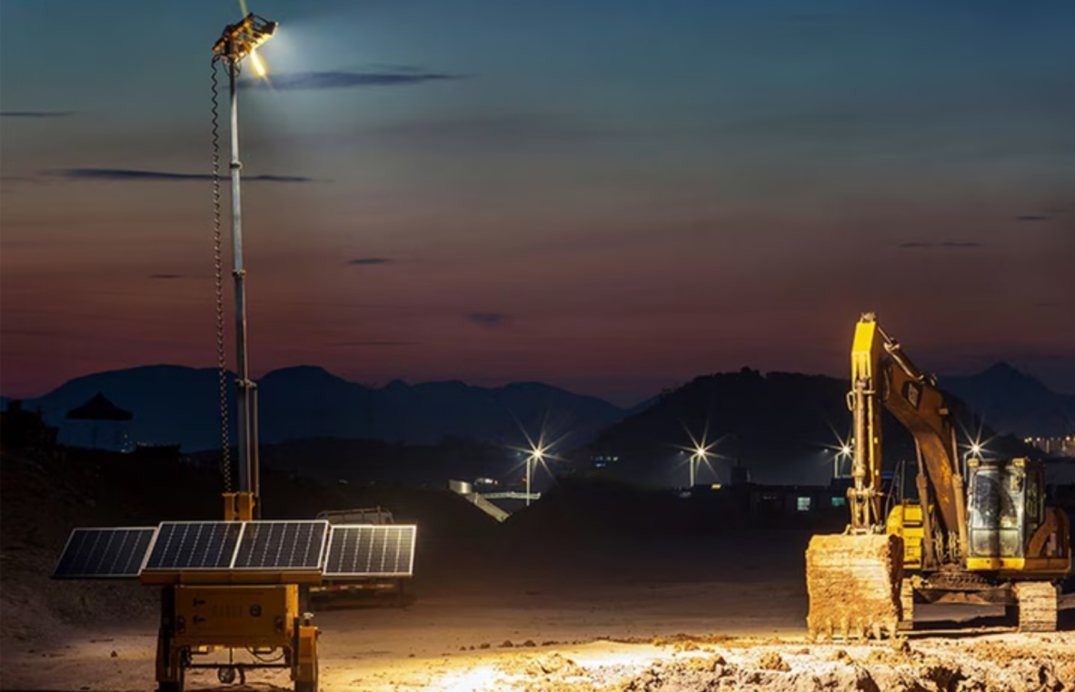 Portable Solar Light Mast Portable Solar Light Mast
