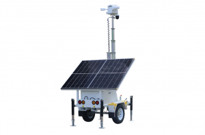 Weatherproof Solar Security Camera Trailer