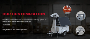 Solar Powered Portable Light Towers Manufacturer