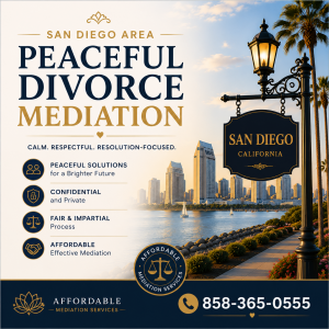 Peaceful divorce mediation in San Diego