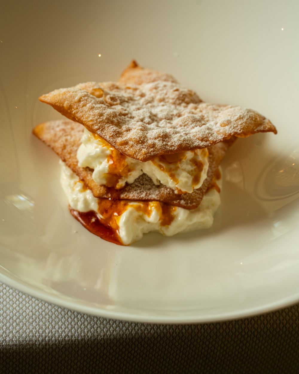 Seadas A Traditional Sardinian Dessert with Pecorino Mousse and Honey Glaze