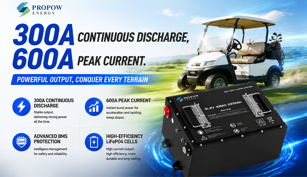 LiFePO4 Engineering for Golf Cart Performance LiFePO4 Engineering for Golf Cart Performance